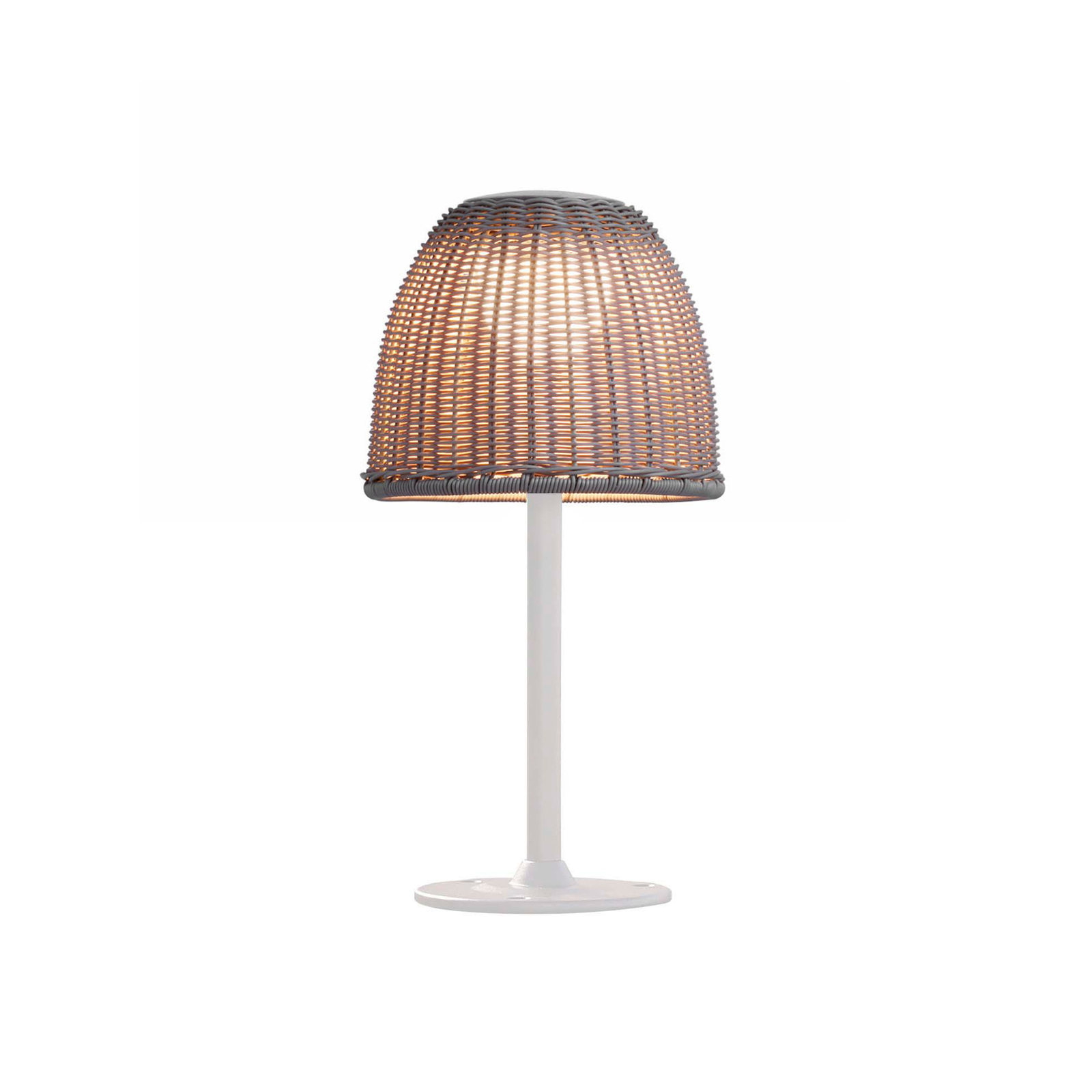 Podstavná lampa Bover LED Atticus, výška 40 cm, přírodní bílá/béžová
