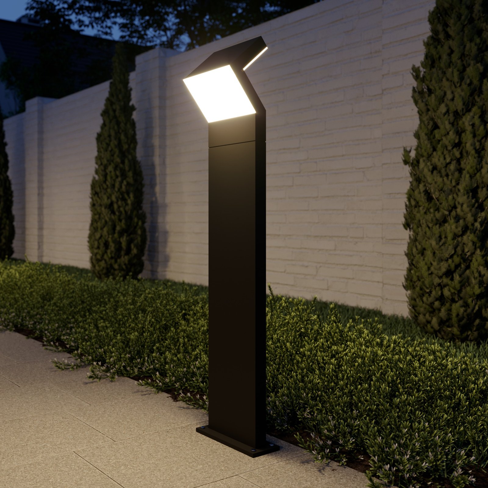 Arcchio LED apgaismojums celiņiem Havin, antracīts, metāls, 100cm