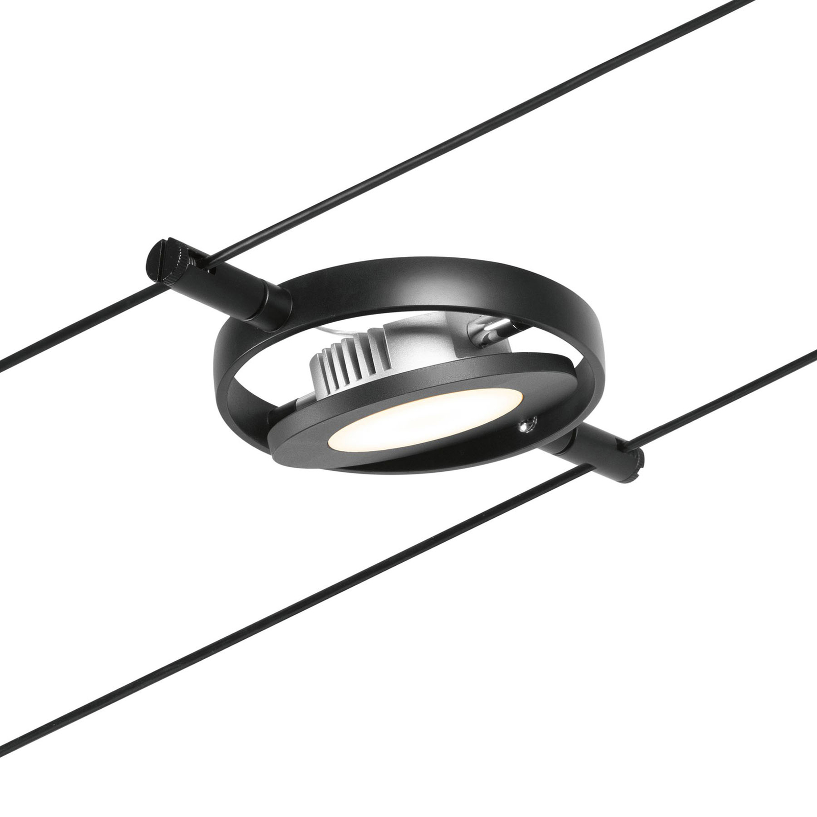 Paulmann Wire RoundMac LED vadu sistēma 5-fl melna