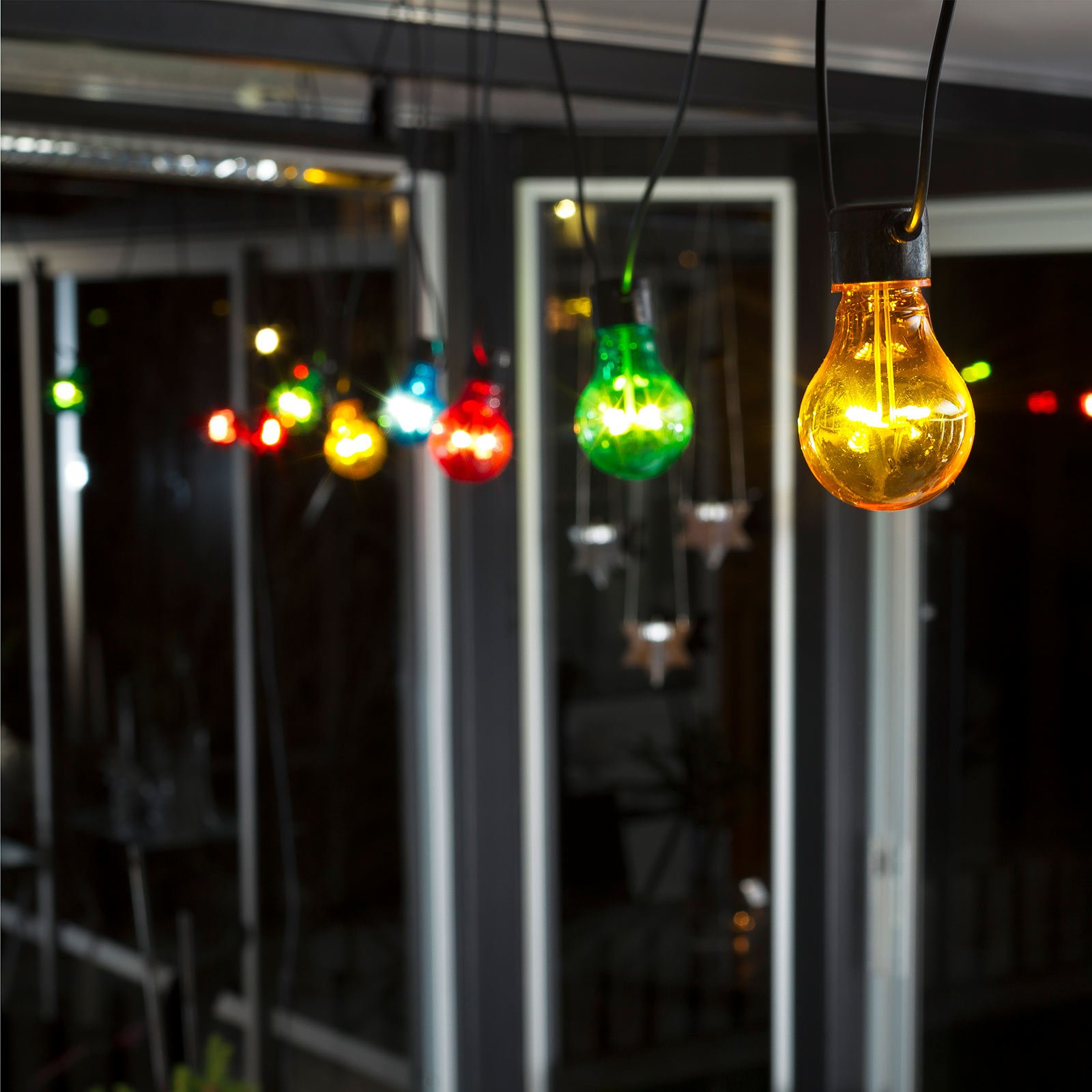 LED-Lichterkette Biergarten Basis-Set, bunt