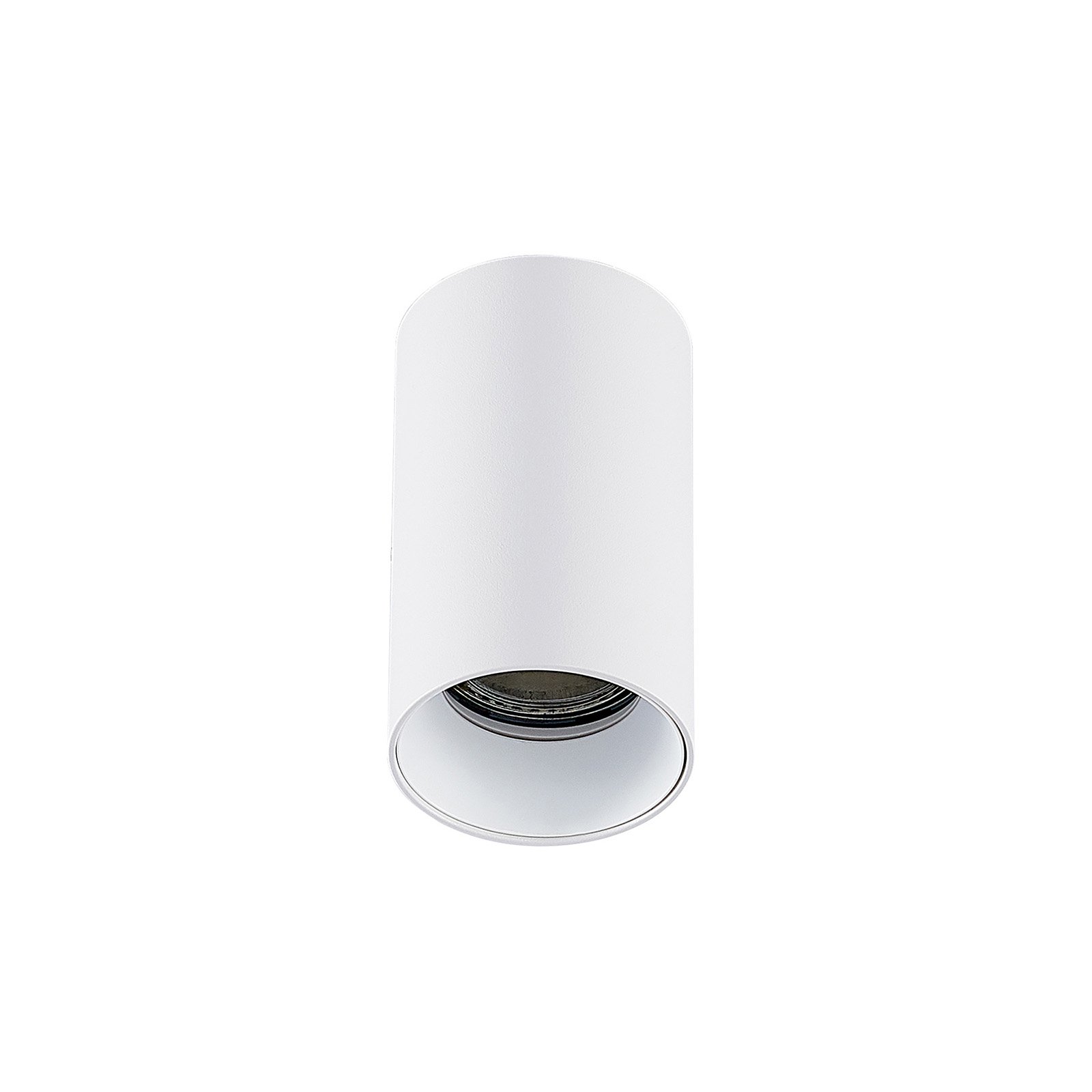 Arcchio Downlight Brinja, weiß, Metall, Ø 6 cm, rund, GU10