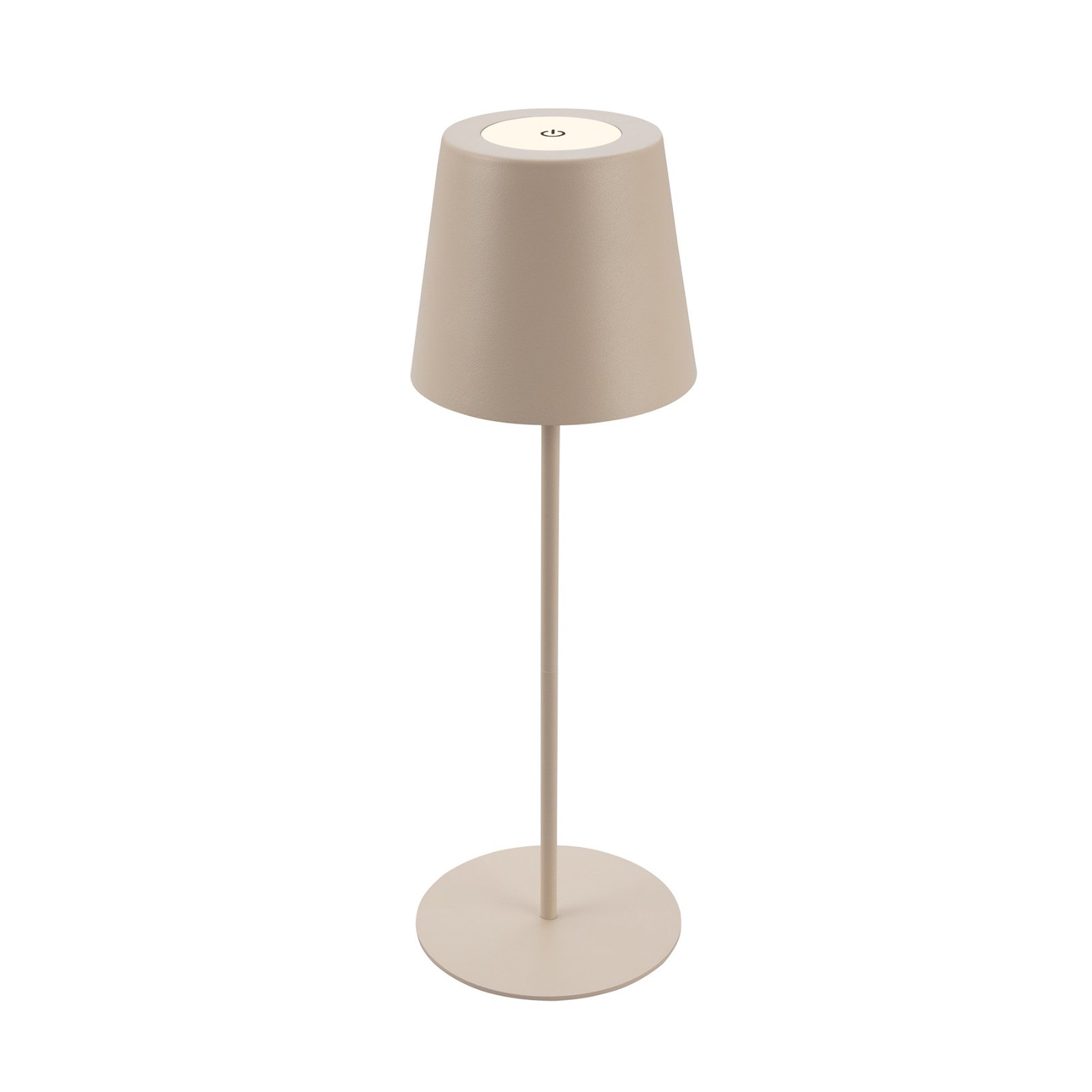 LED-Akku-Tischlampe 7508011, beige, 2.700 K IP44 Touchdimmer