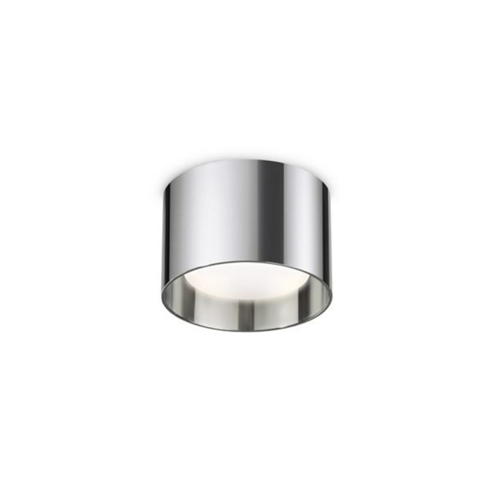 Ideal Lux Downlight Spike Round, kromirana barva, aluminij, Ø 10 cm
