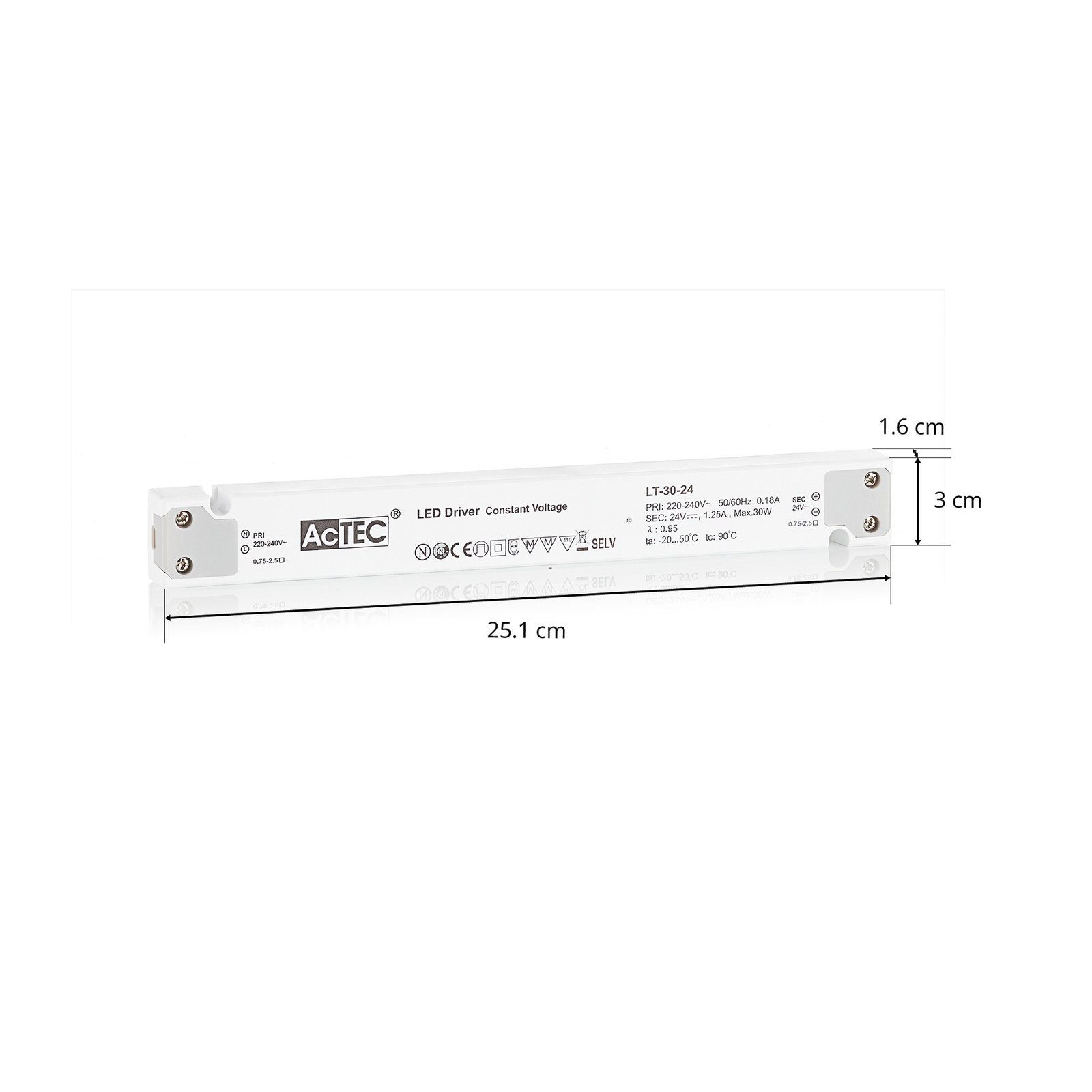 AcTEC LT LED budič CV 24V, 30 W